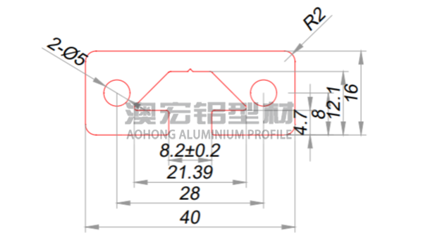 輔助型材——1640工業鋁型材