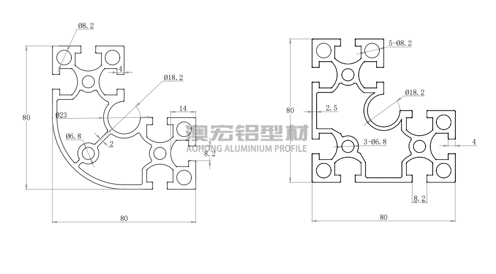 國標工業鋁型材8840介紹