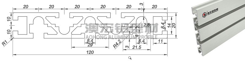 2020系列工業鋁型材國標